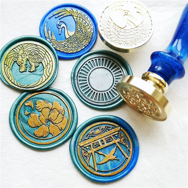 Япония toukenranbu головка штемпеля 54 логотип DIY старинная печать в стиле ретро