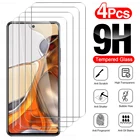 4 шт. 9H чехол из закаленного стекла для Xiaomi 11T Pro 6,67 