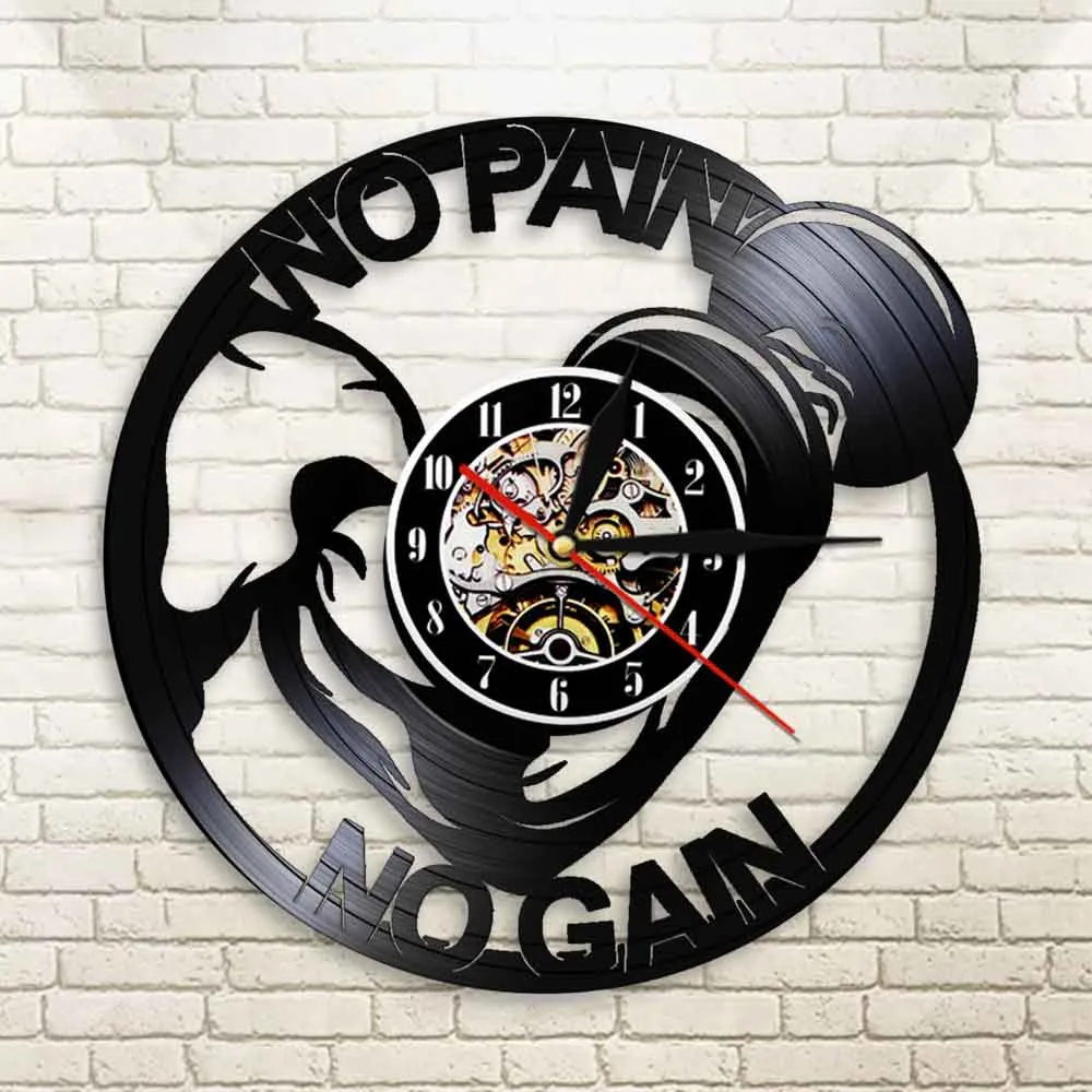 Настенные часы с виниловой пластиной в стиле ретро | Дом и сад