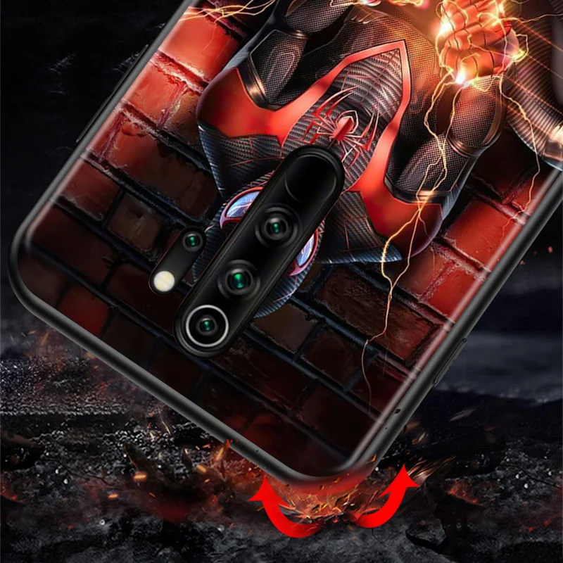 

Marvel Spider-Man Super Hero Avengers For Xiaomi Redmi K40 K30T K30S K30i K20 10X 9T 9i Ultra Pro 5G TPU Silicone Phone Case
