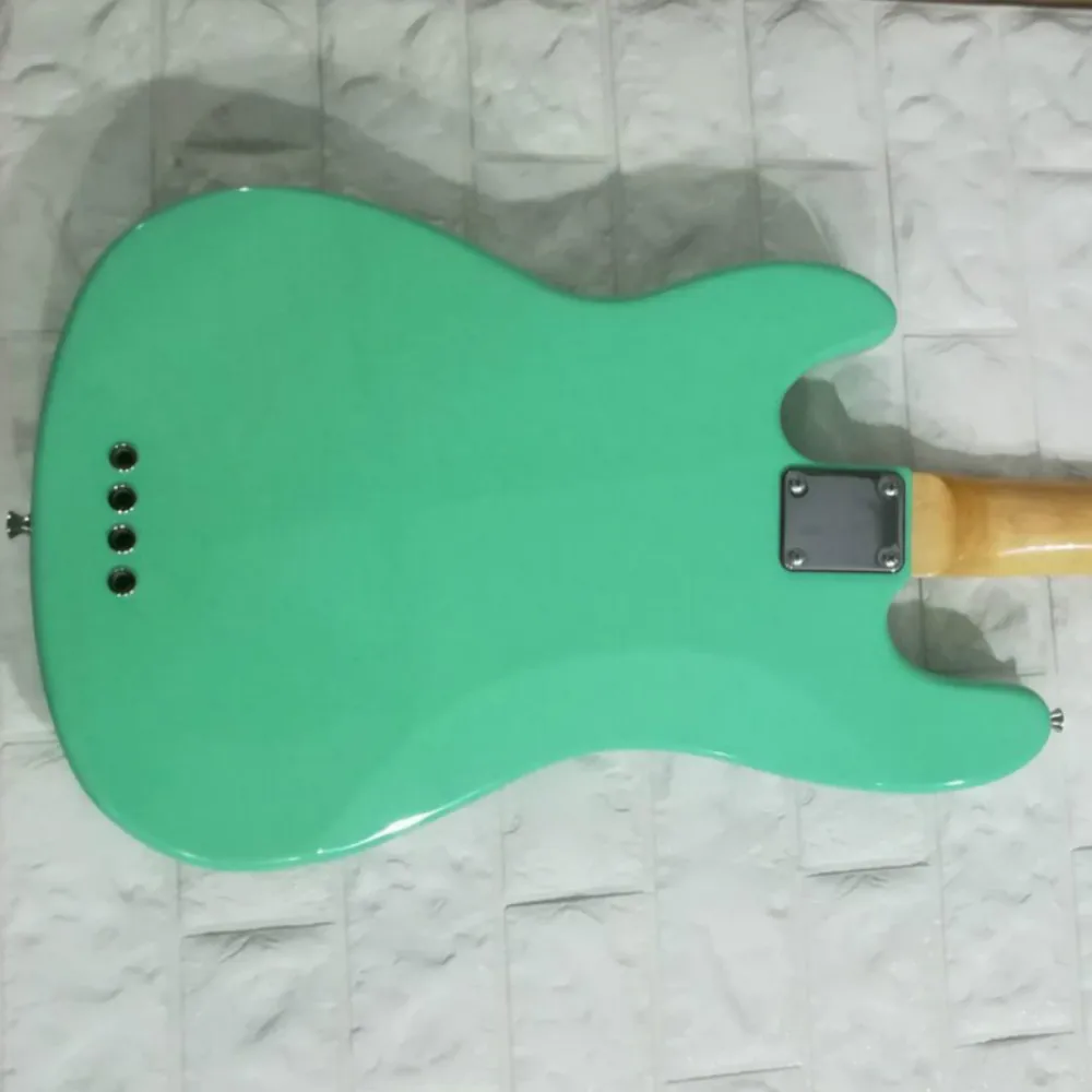 Фото Высококачественная ярсветильник я однотонная Кленовая Подставка 4 струны P electric bass, бесплатная доставка №4