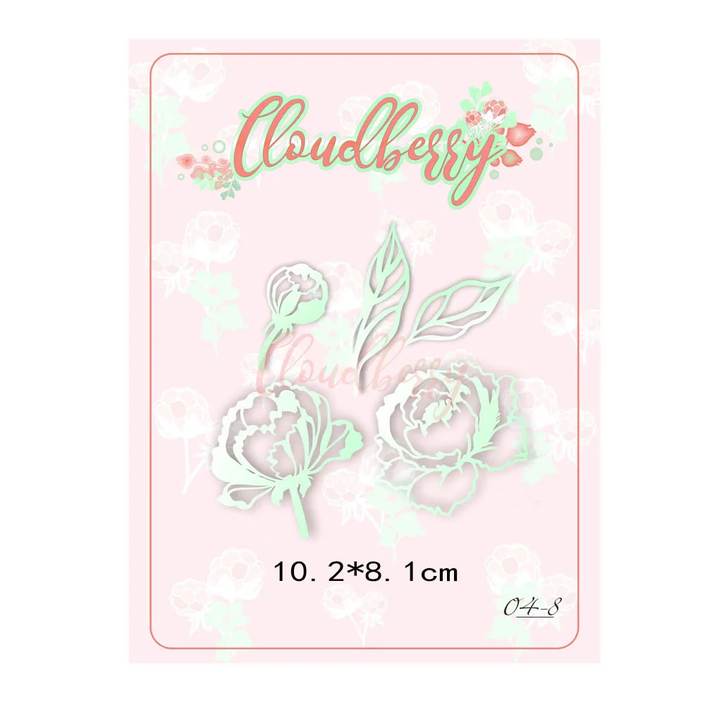 

Blooming roses dies Metal Cutting Dies for DIY Scrapbooking Holiday card Card Making Festival Greeting Card Crafts die set