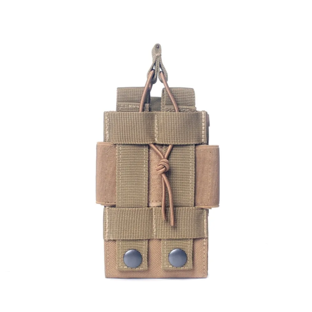 Двухслойная Molle тактический телефонный чехол для пейнпола военной радио Чехлы поясная сумка для активного отдыха Принадлежности для охоты Держатель Сумка EDC