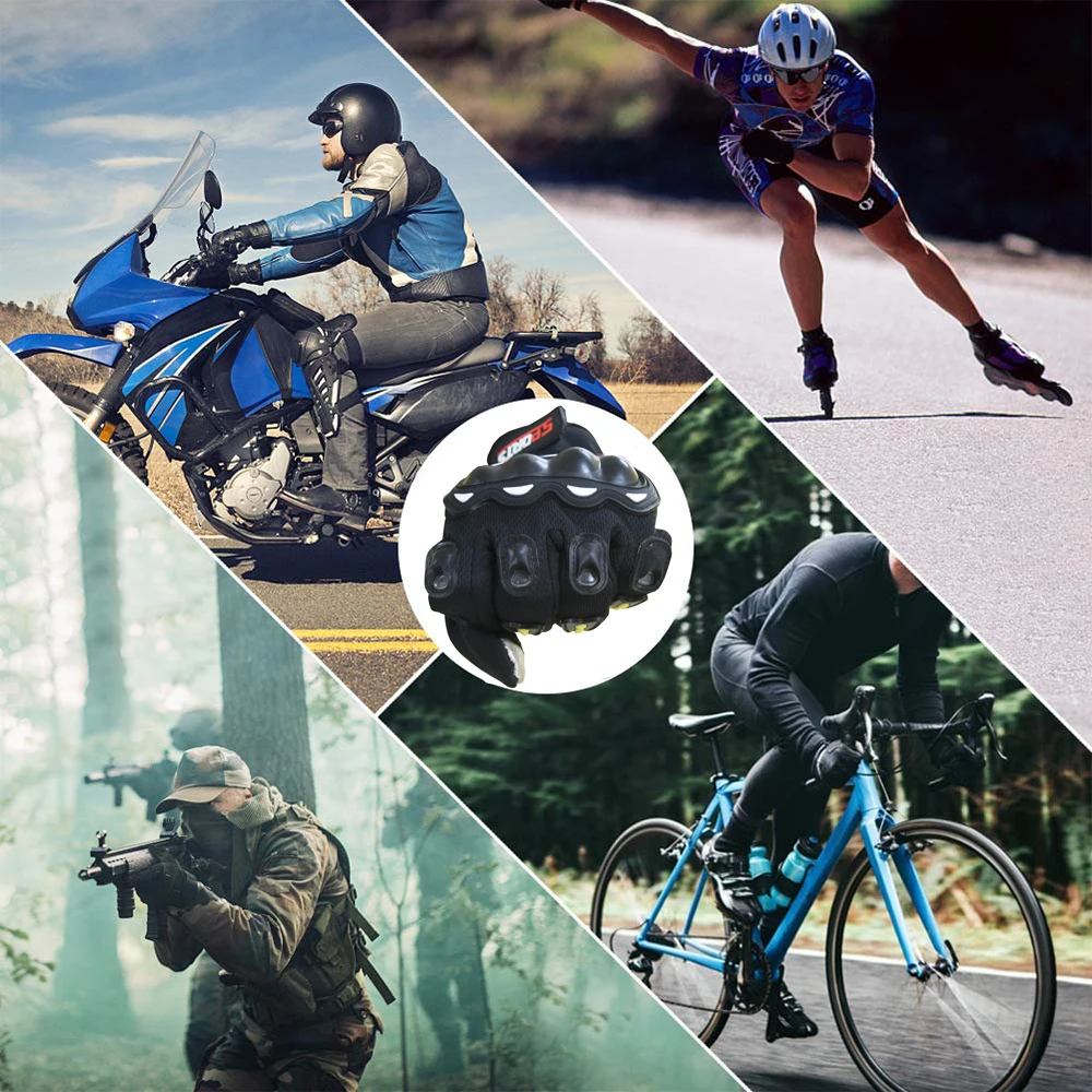 

Touch Screen Motorcycle Glove Full Finger Outdoor Racing Sport Gloves Protector Gear For Yamaha mt 125 mt-125 mt125 Accessories