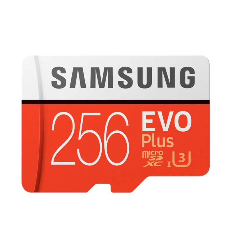 256GB Карта памяти SAMSUNG Micro SD 512 ГБ 256 ГБ 128 Гб 64 ГБ 32 ГБ SDHC SDXC класс EVO+ класс 10 C10 UHS TF карты транс флэш Microsd Новинка - Емкость: 256GB