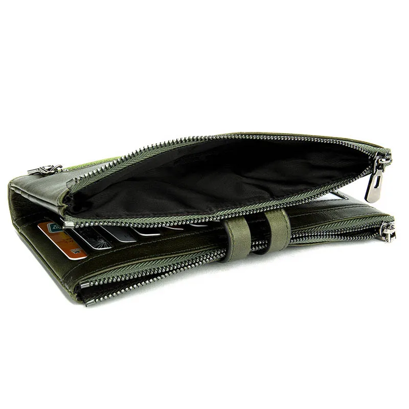 Женский кошелек из натуральной кожи многофункциональный брендовый длинный