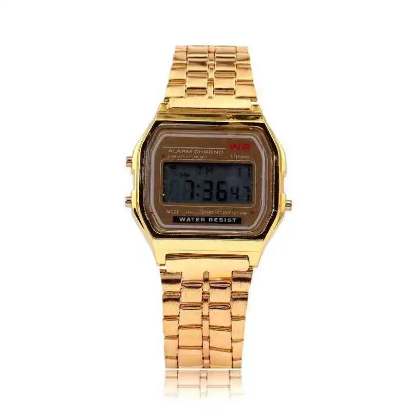 

LED Metal Shock Sports Men Watches Women Electronic Digital Display Retro Style Clock Men's Relogio Masculin Reloj Hombre A159 Q
