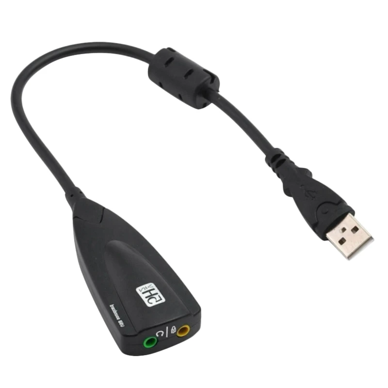 7 1 канальный USB звуковая карта Внешний 3D o адаптер 3 5 мм сплиттер для ПК