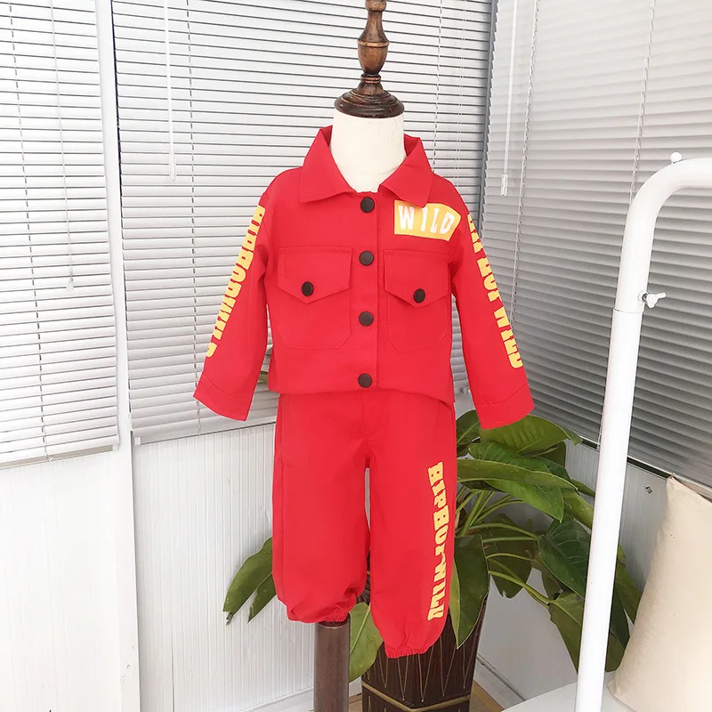 Высококачественная детская одежда весенние костюмы для мальчиков и девочек