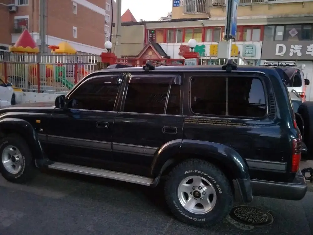 Кровельные рейки для TOYOTA LC80 LAND CRUISER 80 без перил 2010 + боковые из алюминиевого сплава