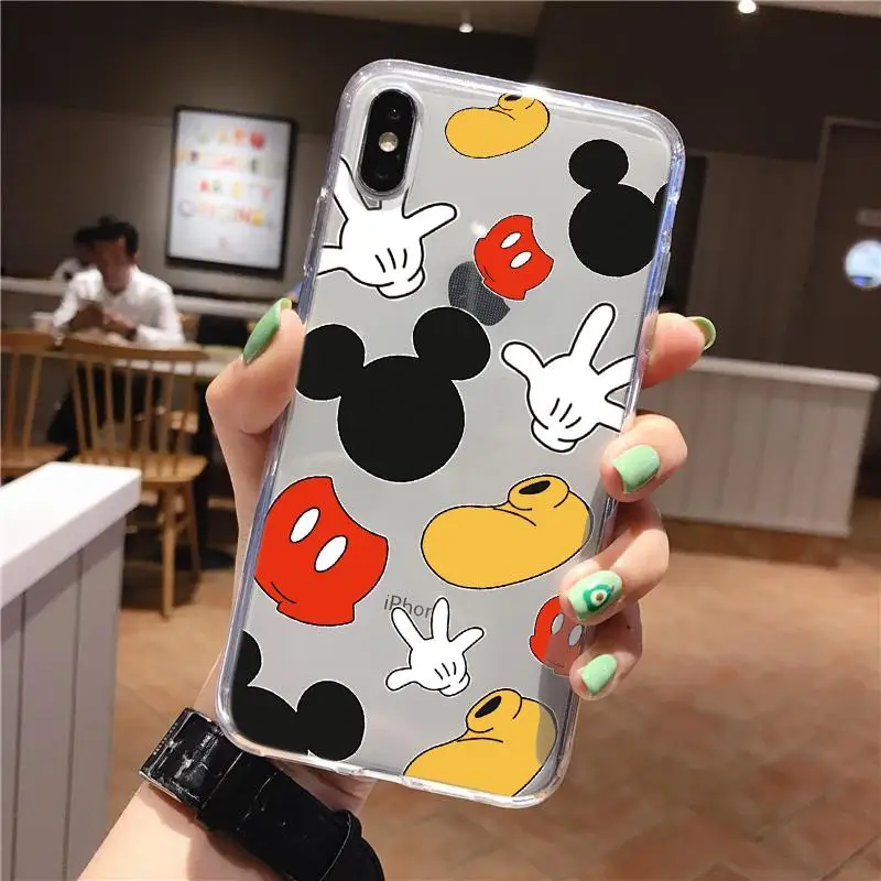 Милый мультяшный мягкий чехол из ТПУ s для iPhone XR для iPhone X XS Max 5 5S S SE 4 4S 8 7 5C 6 6S Plus 11 Pro Max чехол Fundas - Color: mqyuansu