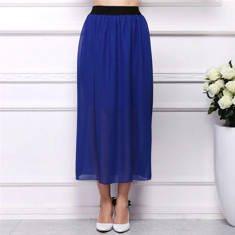 Женское многослойное шифоновое плиссированное платье макси в стиле ретро с