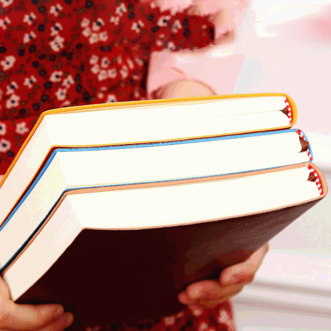 

A6 imitation leather notebook Creative portable notebook leather notebook pu student notebook large business diary leather soft