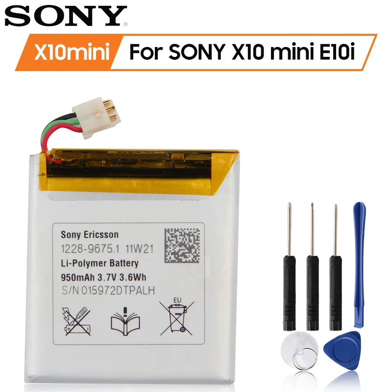 

Оригинальный аккумулятор SONY E10i X10 mini X10MINI 950 мА · ч, оригинальный сменный аккумулятор для телефона