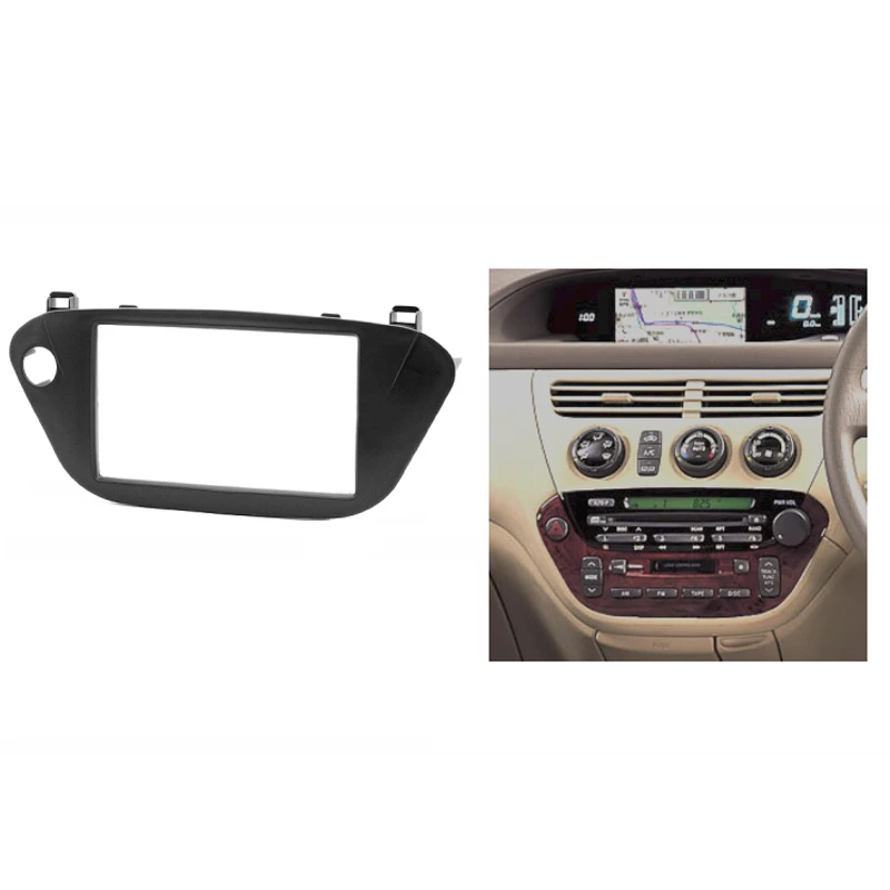 Двойная Din стерео панель для TOYOTA Vista V50 Fascia Радио DVD монтаж приборной панели