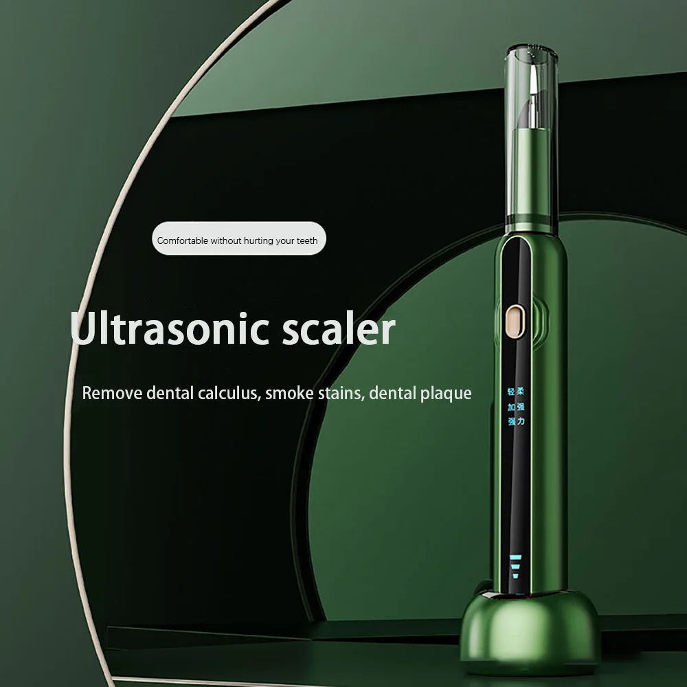 

Electric Portable Dental Scaler Teeth White Teeth Tartar Calculus Sonic Plaque Remover Tooth Ultrasound Smart Stain Stone