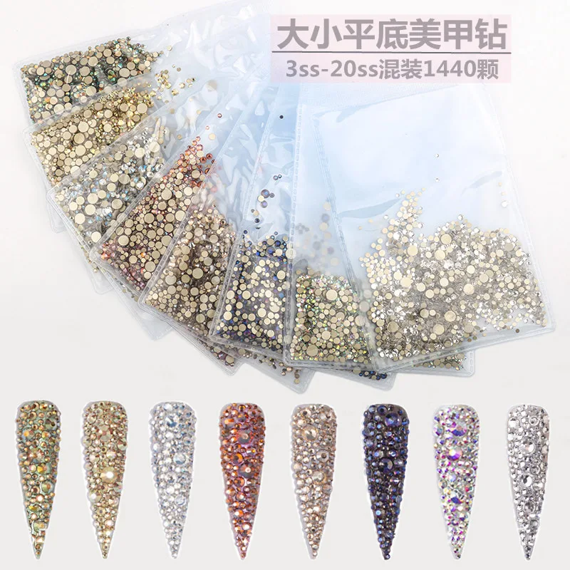 

Аксессуары для ногтей плоское стекло Прозрачный Размер Смешанные художественные украшения для ногтей Сделай Сам дрель водяная Дрель аксес...