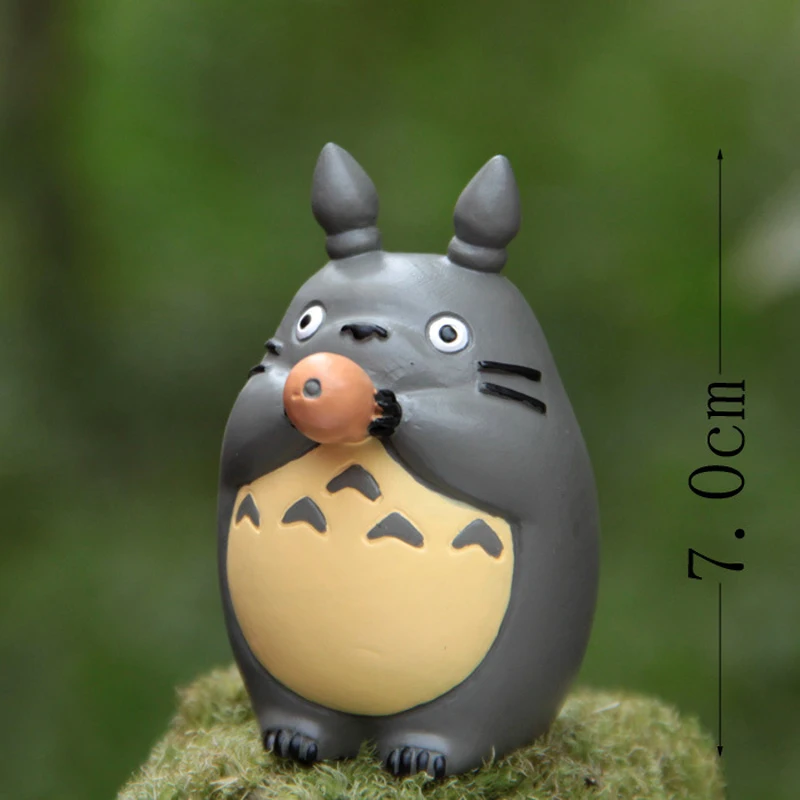 Kawaii Totoro игрушки Miyazaki Hayao My neighter Satsuki Mei деревянная Сова ПВХ фигурка Коллекционная