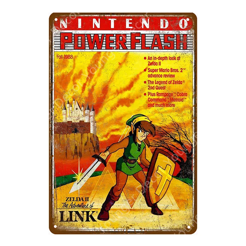 YD8098BI Кино, комикс, видео игра, Yoys Poster Play Gaming, металлические знаки, геймерская наклейка на стену для паба, бара, клуба, домашний декор, мультяшная доска, YI-162 - Цвет: YD8098BI