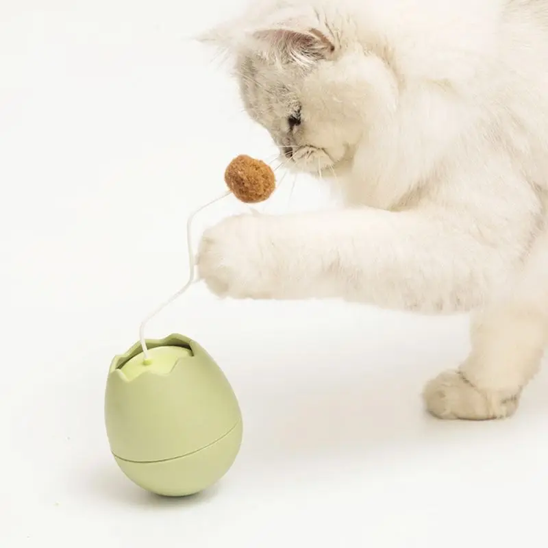

Eggshell Electric Tumbler Funny Toy Automatic Funny Stick Catcher Pet Dropshipping