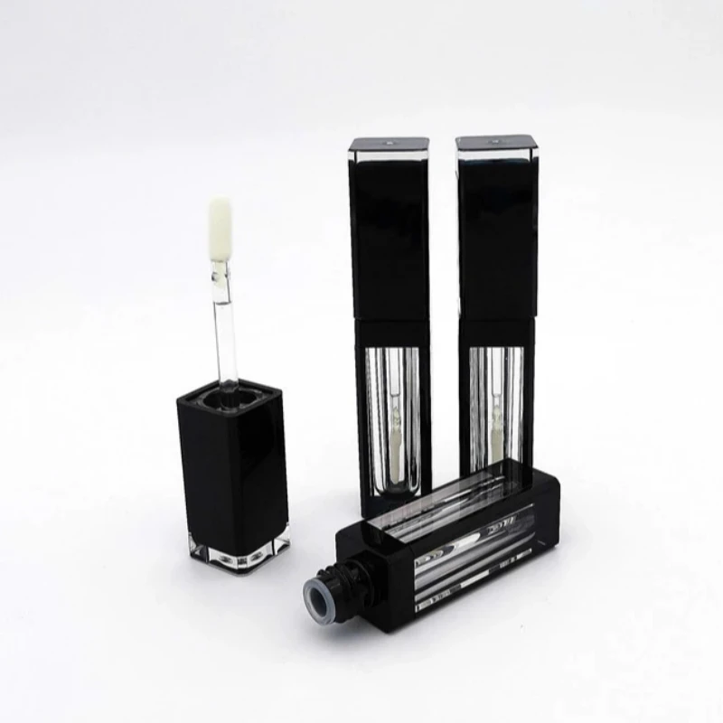 Оптовая продажа индивидуальная упаковка блеска для губ Квадратные прозрачные