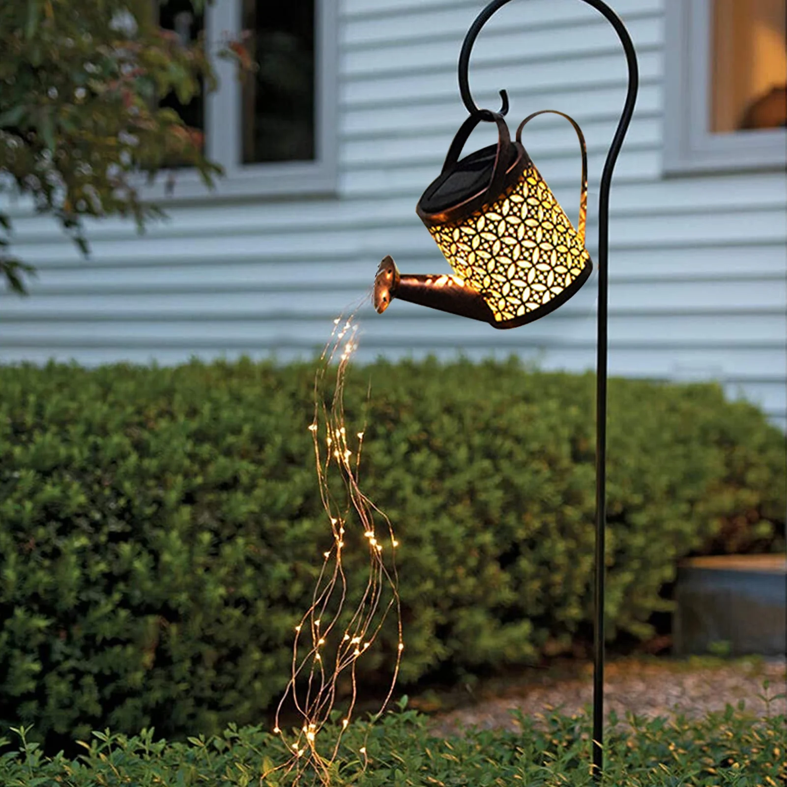 

Solar LED Garden Lawn Lamp Creative Watering Can Sprinkles Star Type Shower Art Light Decoration Outdoor Gardening Lawn Lamps