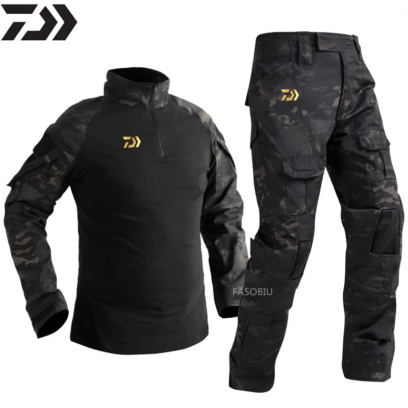 

2021 Daiwa Fishing Clothes Sports Outdoor Fishing Shirts Quick-drying Pants Men's Fishing Suit Breathable Sunscreen Fishing Wear
