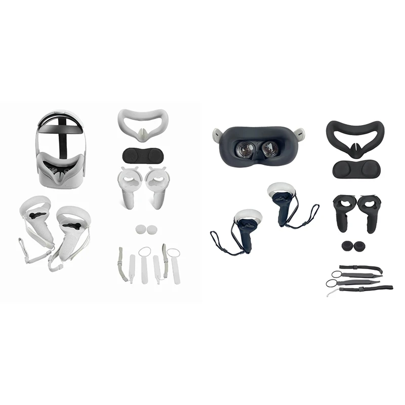 

Protective Eye Face Mask Cover for Oculus Quest 2 VR Press Controller with Handle Grip for Oculus Quest2
