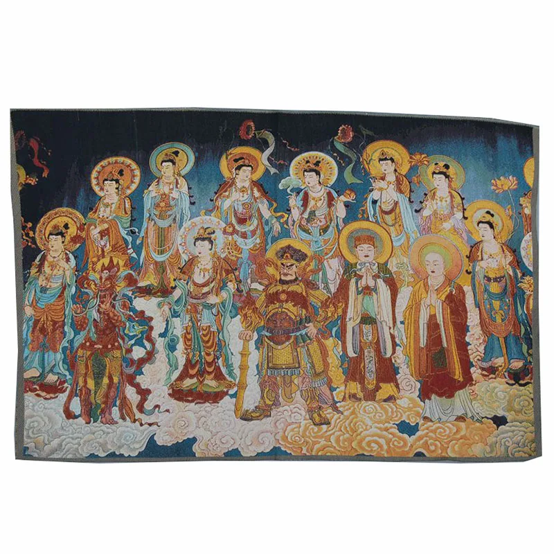 

Настенная роспись Будды на стене, комнату в общежитии, предметы первой необходимости, подвесной тканевый фон, Настенный Ковер