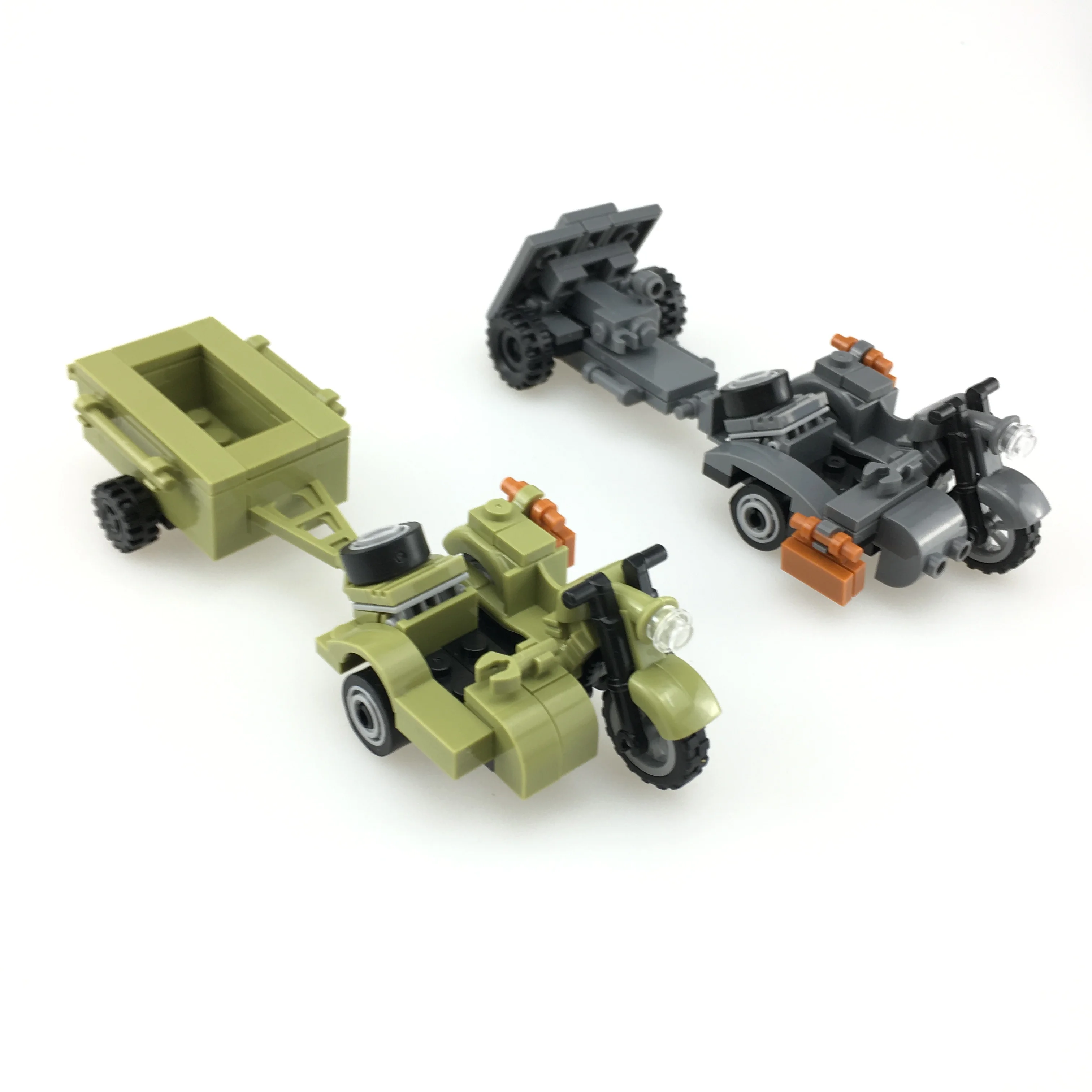 WW2 военный солдат фигурки строительные блоки немецкий Виллис Джип самолет оружие