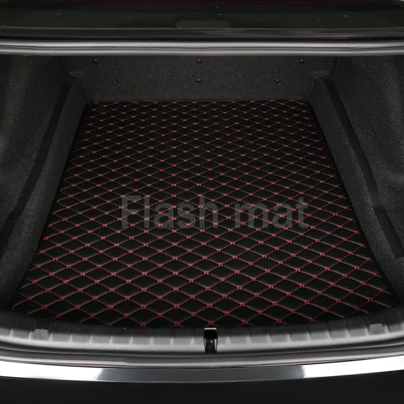 Flash Mat leather Car Trunk Mats Fit 98% Car Model For Toyota Lada Renault Kia Volkswage Honda BMW BENZ accessories foot mats