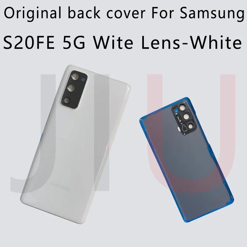 Для SAMSUNG Galaxy S20 FE 5G задняя крышка для аккумуляторной батареи корпус чехол S20fe