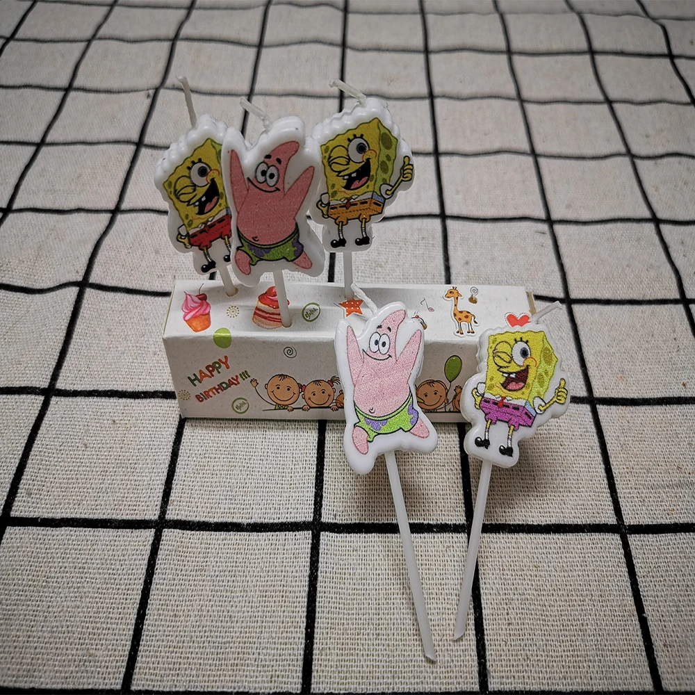 Новый товар праздничные свечи на день рождения с героями мультфильмов необычные