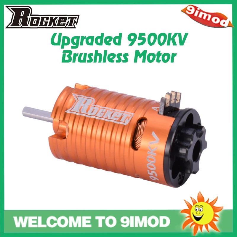 Black Orange 9500KV SURPASSHOBBY мини 3500/5500/7500/9500KV бесщеточный двигатель для Kyosho Mr03 Pro Atomic DRZ 1/24 1/28 1/32 RC Drift MINI-Z автомобиль - Цвет: Black Orange 9500KV