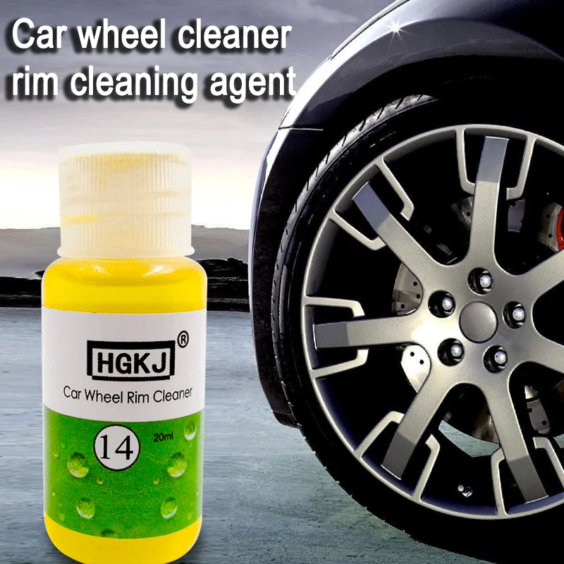 20ML HGKJ-14 Car Wheel Ring Cleaner High Concentrate Detergent Remove Rust Tire Wash Liquid Cleaning Agent Auto Maintenance |