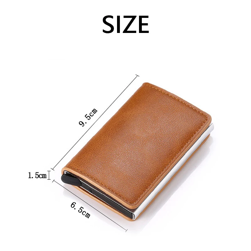 Мужской автоматический держатель для кредитных карт из углеродного волокна