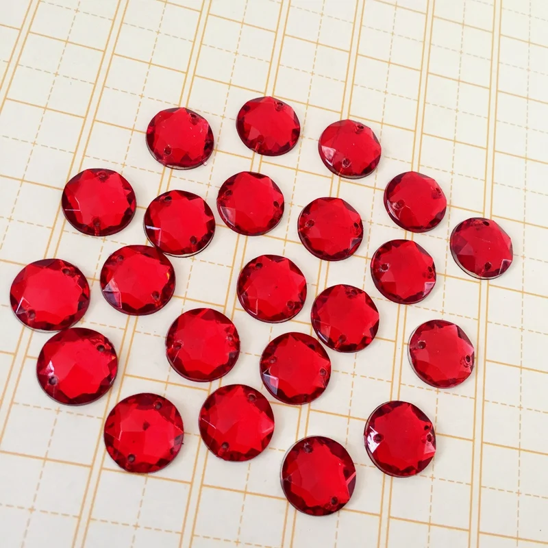 Новинка 500 шт. красная Алмазная пуговица из акрила зажим для книги круговое