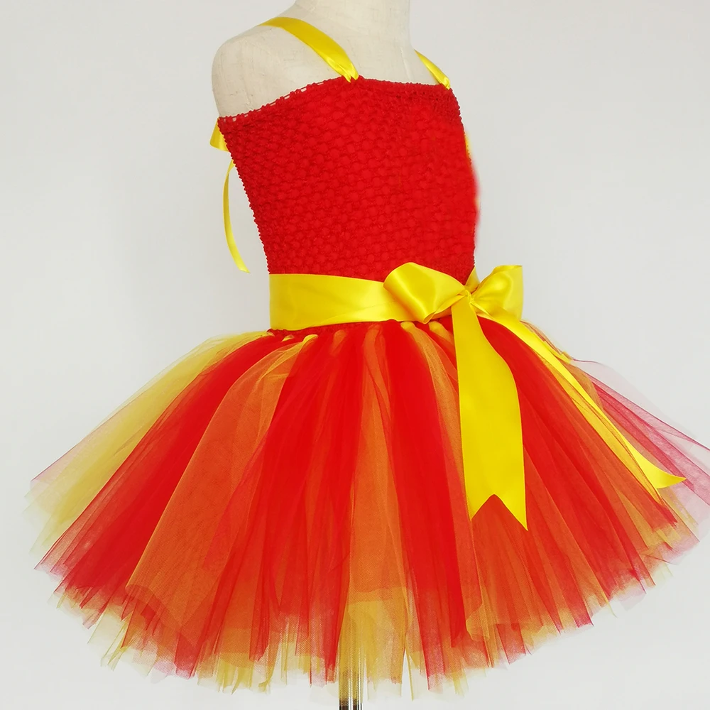 Платье-пачка для девочек Newbron младенцев костюм супергероя с флэш-вспышкой