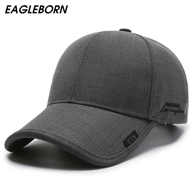 New Hat Men Baseball Cap Simple Letter Embroidery Baseball Cap Fashion Casual Dad Hat Sun Hat Men Middle-aged Elderly Mature