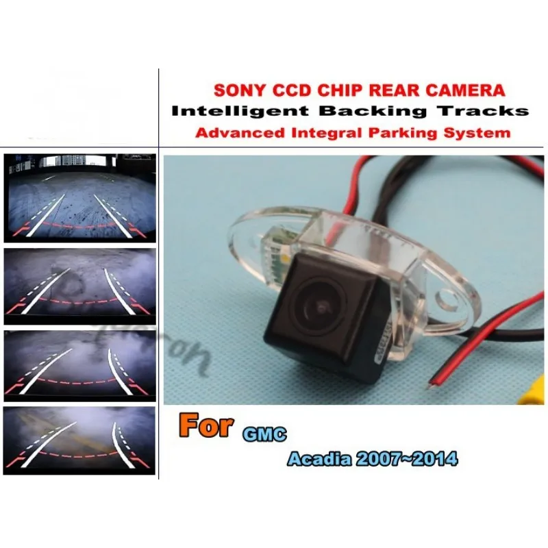 For GMC Acadia 2007~2014 Smart Tracks Chip Camera / HD CCD Intelligent Dynamic Parking Car Rear View | Автомобили и мотоциклы