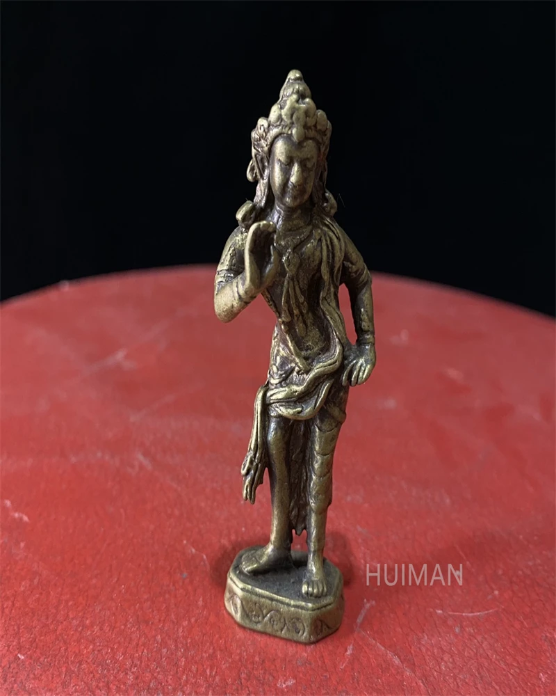

Chinese Brass The Buddha Statue Metal Handicraft#4