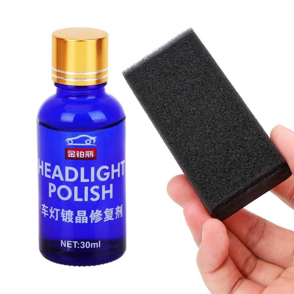 

30ML Car Repair Oxidation Rearview Coating Headlight Polishing Anti-scratch Liquid Coating Solution Repair Kit