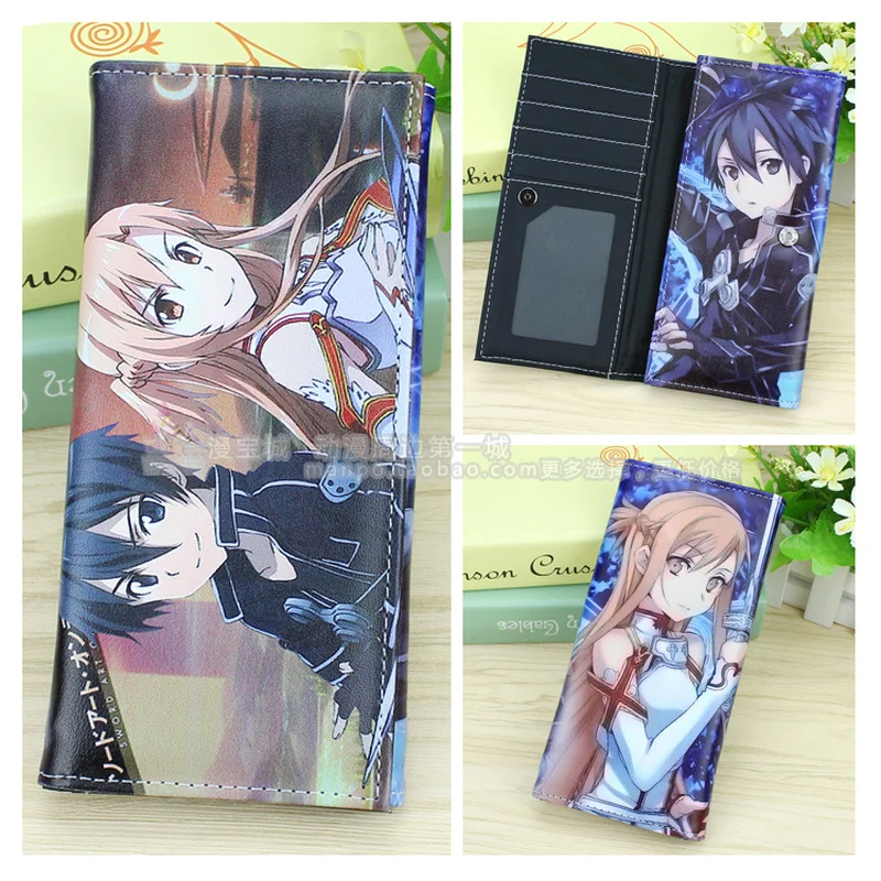 

Anime Sword Art Online Wallet Cartoon Cosplay Demon Slayer Purse Cute Rem Burse