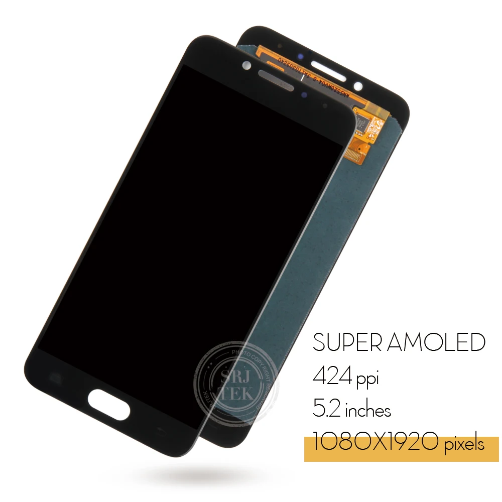AMOLED Srjtek экран для Samsung Galaxy c5 pro c5010 ЖК дисплей сенсорный дигитайзер Сенсорное