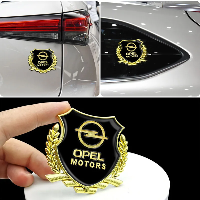 Металлический значок для боковой двери автомобиля наклейки на боковые окна Opel