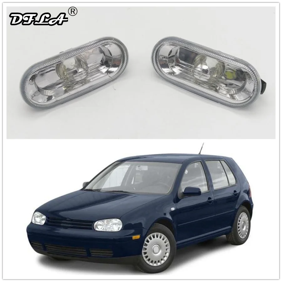 2 шт. для VW Golf A4 MK4 1998 1999 2000 2001 2002 2003 2004 2005 новый прозрачный индикатор боковой маркер