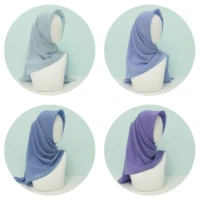 premium chiffon bawal square shawl plain color muslim women headscarves soft headband head wrap good for all seasons 110x110cm