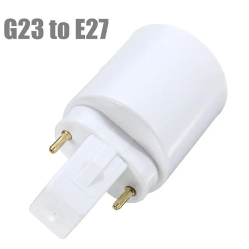 

10pcs/lot G24 To E27 Lamp Holder Converters Light Bulb Base Socket LED Halogen CFL Lamp Converter G24 bulb Adaptor Screw