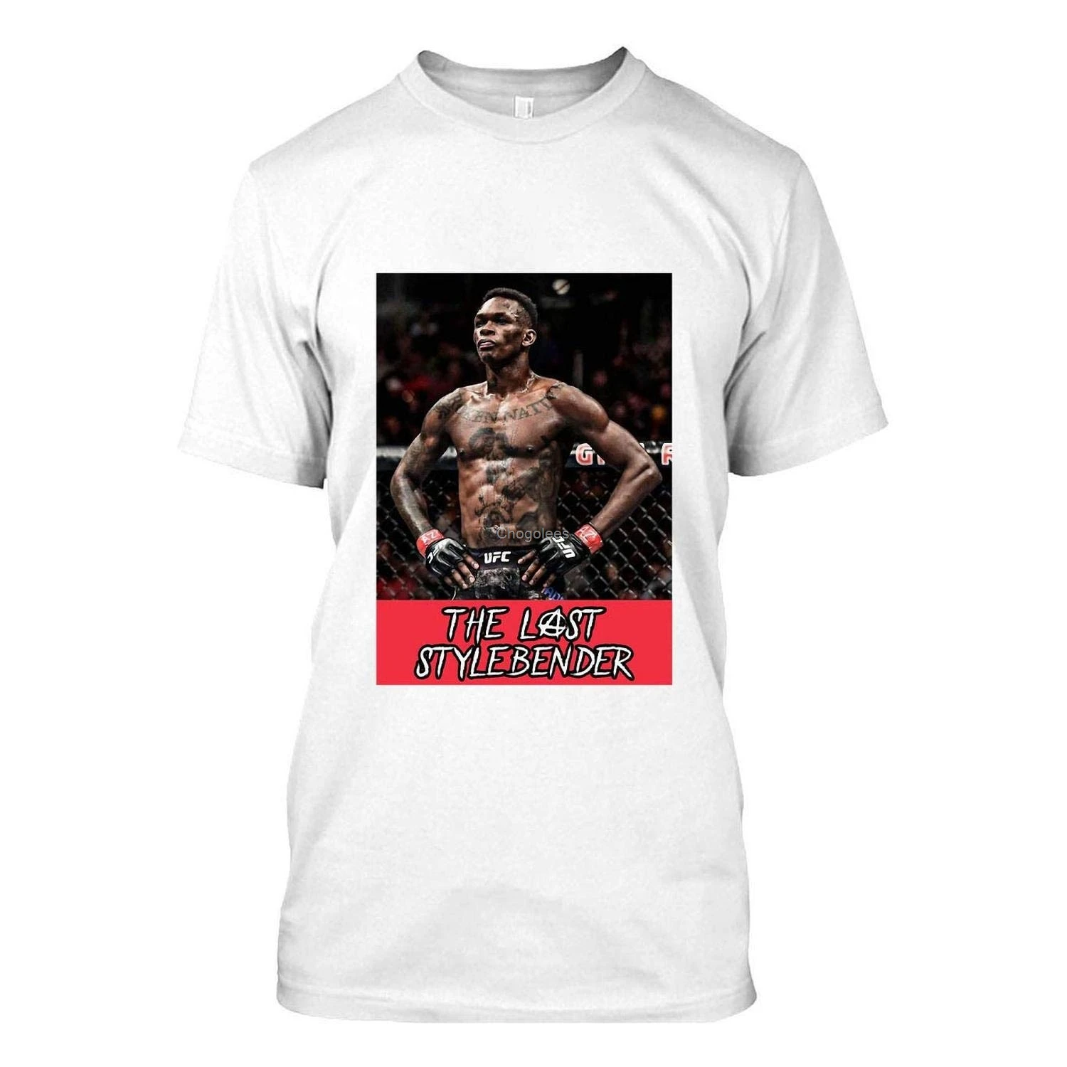 Футболка унисекс из Израиля стилебендера Adesanya для мужчин женщин и детей