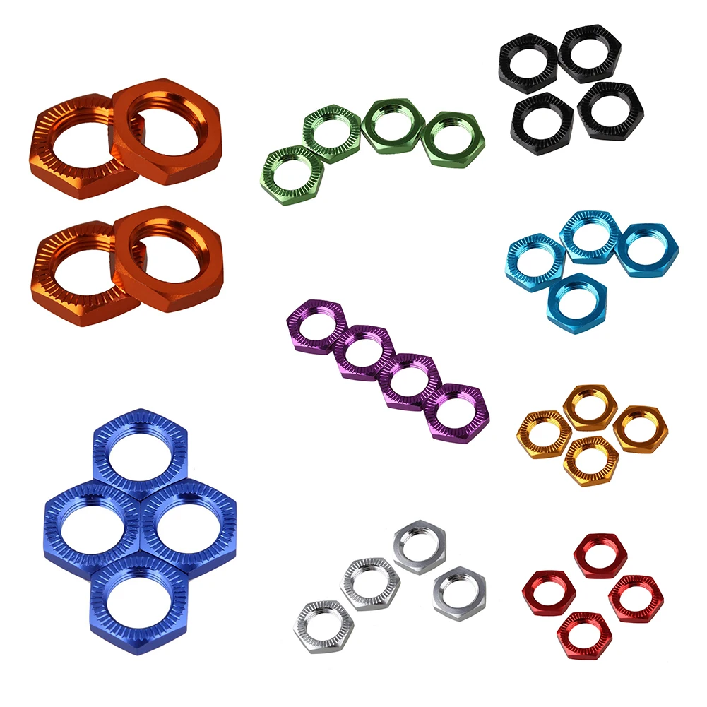 

17Mm Upgrade Wheel Hex Hub Nut Cover N10177 For RC1:8 Model Car,Purple
